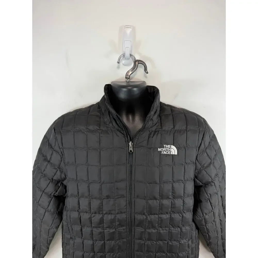 North Face Thermoball Puffer Jacket Black Mens Large NEW Quilted Outdoors
